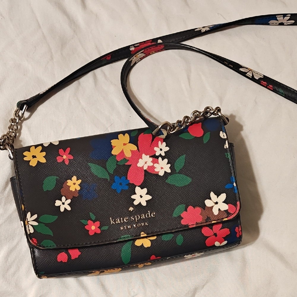 Kate Spade Multicolor Floral Crossbody Bag
